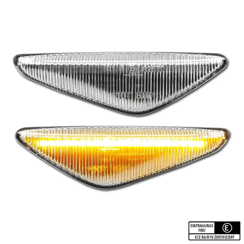 WEISSE LED Seitenblinker BMW X3 F25 X5 E70 X6 E71 E72 Alpina XD3 - Bild 1 von 4