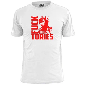 Mens F--k The Tories Kes T Shirt Anti Tory Labour Corbyn Socialism - Picture 1 of 2