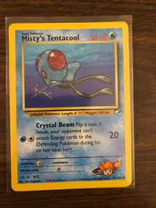 Juego de cartas coleccionables Pokémon Misty's Tentacool Gym Heroes 57/132 LP - Imagen 1 de 1