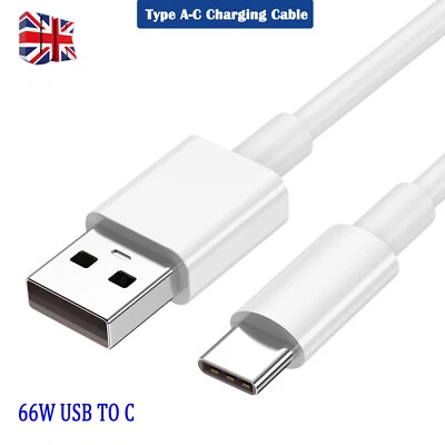 Universal Fast Charging Type C USB Heavy Duty Phone Charger Data Cable Lead - Image 1 of 4