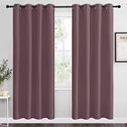  Blackout Curtains 78" Long for Office, Dining 55 in x 78 in (W x L) Dry Rose