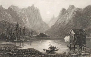HINCHLIFF (*1805) nach MAYER (*1791), Blick auf den Toblacher See, Sst. - Bild 1 von 5