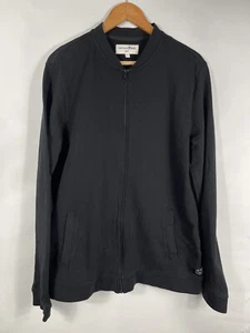 Tom Tailor Denim Basic Men’s XL Black Full Zip Collarless Jacket - Picture 1 of 6