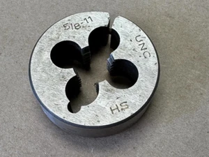 POLAND 5/8-11 UNC HS ROUND SPLIT DIE - Picture 1 of 6
