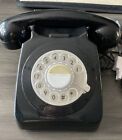Cadran de téléphone domestique rotatif noir vintage modèle GP0746 ProtelX de marque non testé