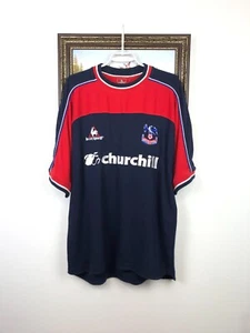 Vintage Crystal Palace Football Shirt Train Soccer Jersey Mens Trikot Rare Sz L - Picture 1 of 16