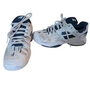 Babolat Propulse Fury All Court Tennis Shoes Men's 8 White Blue Sport - Picture 1 of 10