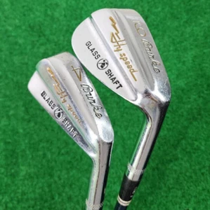 Vintage Burke Hy Speed Glass Shaft Iron Bundle (4)(9) RH Painted Shafts 2 Clubs - Picture 1 of 24