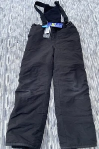 The Children’s Place Bib Snow Ski Snowboard Pants Youth Kid's Black Size 8 NWT - Picture 1 of 8