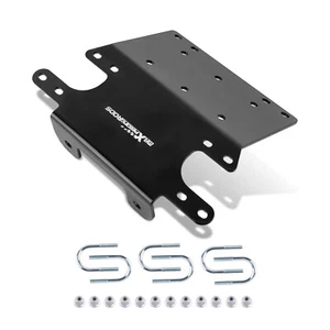 Winch Mount For Honda TRX450 TRX400 Foreman ES S 4x4 1998-2004 ATV Steel Black - Bild 1 von 15