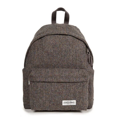 Mochila Eastpak X Harris Tweed Acolchada Pak'r 100% Lana Espiga $150 NUEVA Foto 1 de 4