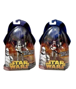 Star Wars Rache der Sith Quick Draw Attack Clone Trooper Menge (2) NEU - Bild 1 von 11