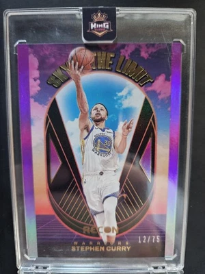 Stephen Curry 2023-24 Panini Recon - Sky's the Limit #10 Purple 12/75 - Image 1 of 2