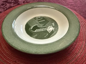 Colonial Homestead de Royal Soup Bowl, verde, 8 1/4", 1950, EE. UU. - Imagen 1 de 6