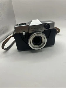 Cámara Kodak Instamatic Reflex 062 35 mm de colección con estuche de cuero y flash, SIN LENTES - Imagen 1 de 3