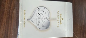 HALLMARK KEEPSAKE FIRST CHRISTMAS TOGETHER REFLECTIONS OF LOVE 2006 ORNAMENT - Picture 1 of 4