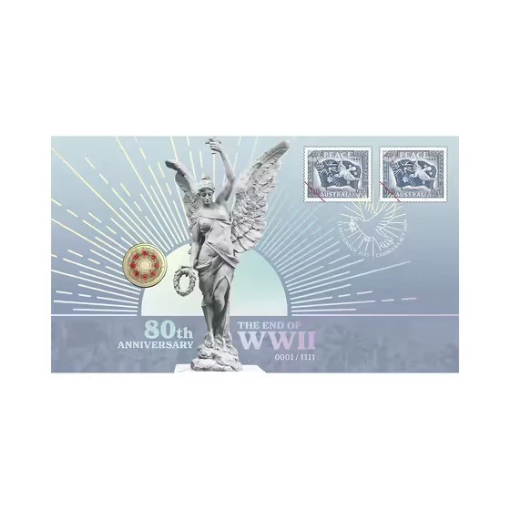 2025 Impressions PNC $2 Coloured Poppy Wreath Coin 80th Anniversary Ltd 960/1111 - image 1 of 4