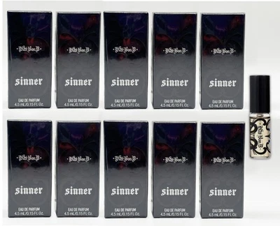 10` x Kat Von D KVD Eau de Parfum SINNER Deluxe Tamaño de Viaje Nuevo en Caja Mini .15 OZ Foto 1 de 4