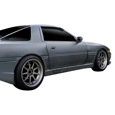 For Toyota Supra 86-92 Side Skirt Rocker Panels Spec R Style Fiberglass Side Foto 1 de 4
