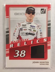 Donruss Racing 2021 John Hunter Nemechek #RDR-JN Race Day Relics - Imagen 1 de 2