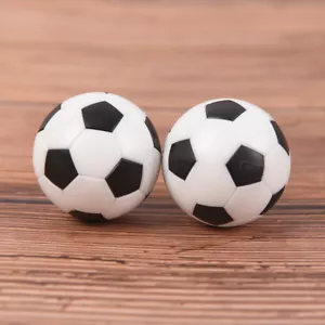 2 Pcs 32mm Foosball Table Football Plastic Soccer Ball Soccer ball Sport Gifts: - Picture 1 of 6