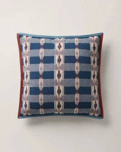 Ralph Lauren Home Ryne Indigo Traveler marineblaues Wurfkissen 20x20" NEU UVP $ 255 - Bild 1 von 3