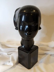 Nguyen Thanh Le Vietnamese Ebonized Bronze Sculpture Signed - Picture 1 of 12