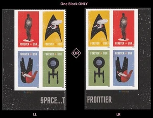 US #5132-5135 MNH Plate Block 2016 Star Trek Enterprise Vulcan Planet [P1111111] - Picture 1 of 1