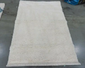 IVORY 4' X 6' Pressed pile Rug, Reduced Price 1172594307 SG151-1212-4 - Picture 1 of 4