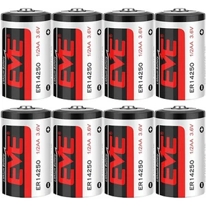 8 Pack EVE ER14250 1/2AA 3.6V battery nergy very endure bobbin cell size New - Picture 1 of 5
