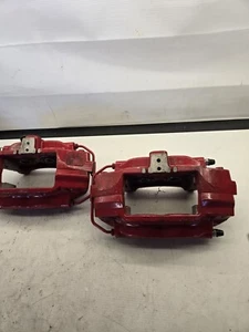 Maserati Left and Right Brembo Brake Caliper Set of 2 Red - Picture 1 of 11