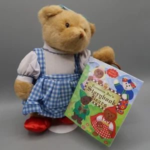 Wizard Of OzTeddy Bear Dorothy with Todo Plush w book by Storybook Bears - Picture 1 of 7