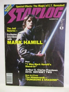 Starlog 65 Dezember 1982. Star Wars Mark Hamill Interview Indiana Jones Poster - Bild 1 von 7