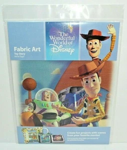 Toy Story Fabric Art Craft Project Cotton Design Sheriff Woody Buzz Lightyear - Picture 1 of 3