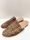 Kaanas Mules Womens Size 7 Sardini Leopard Print Cowhair Leather Slip On Shoes