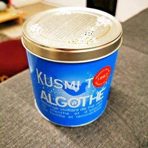 ⭐ 1 Boîte KUSMI TEA de Rangement Epices, Thé ALGOTHE en Métal 250g Quasi NEUF ⭐ - Bild 1 von 4