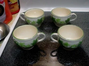 Vintage Set of 4 Franciscan Ivy Made in USA Cups - Picture 1 of 5