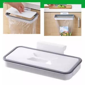 Holder Under Sink Mounted Cabinet Trash Stand Over The Door Garbage Hanging Bag - Picture 1 of 23