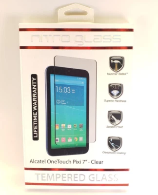 Protector Pantalla Cristal Templado ZNITRO para Alcatel OneTouch Pixi 7" - Transparente Foto 1 de 3