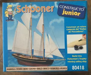 Constructo Junior Schooner Kit 80418 - Wood model kit. NEW . - Picture 1 of 4