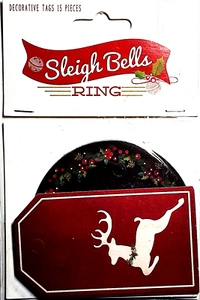 Sleigh Bells Ring 15 Decorative Tags 2014 My Mind's Eye Ephemera - Picture 1 of 2