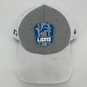 Cappello uomo New Era Detroit Lions elasticizzato taglia S/M bianco grigio calcio NFL - Foto 1 di 9
