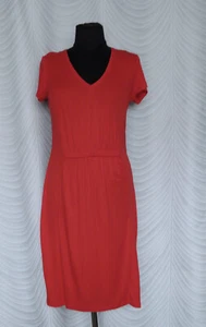 🔻Marc Cain rotes Jerseykleid Größe 5 kurze Ärmel - Bild 1 von 11
