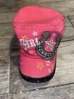 Leader L.O.G.A Distressed CowGirl Pink Hat Bling Women’s