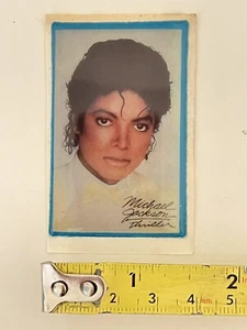 NEW MICHAEL JACKSON Puffy Sticker - Front Curl Hair White Jacket - Picture 1 of 3
