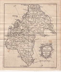 1758 Gentleman's Magazine - " Old Map of the Continent" - Africa, Europe & Asia - Imagen 1 de 1