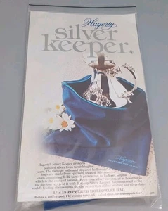 Hagerty Silver Keeper Zippered Holloware Bag 15''x 15'' Tarnish Preventing Cloth - Picture 1 of 5