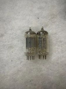 Mullard ECC83 12AX7 Long Plate Double Support O getter Matched Tested Good - Picture 1 of 6