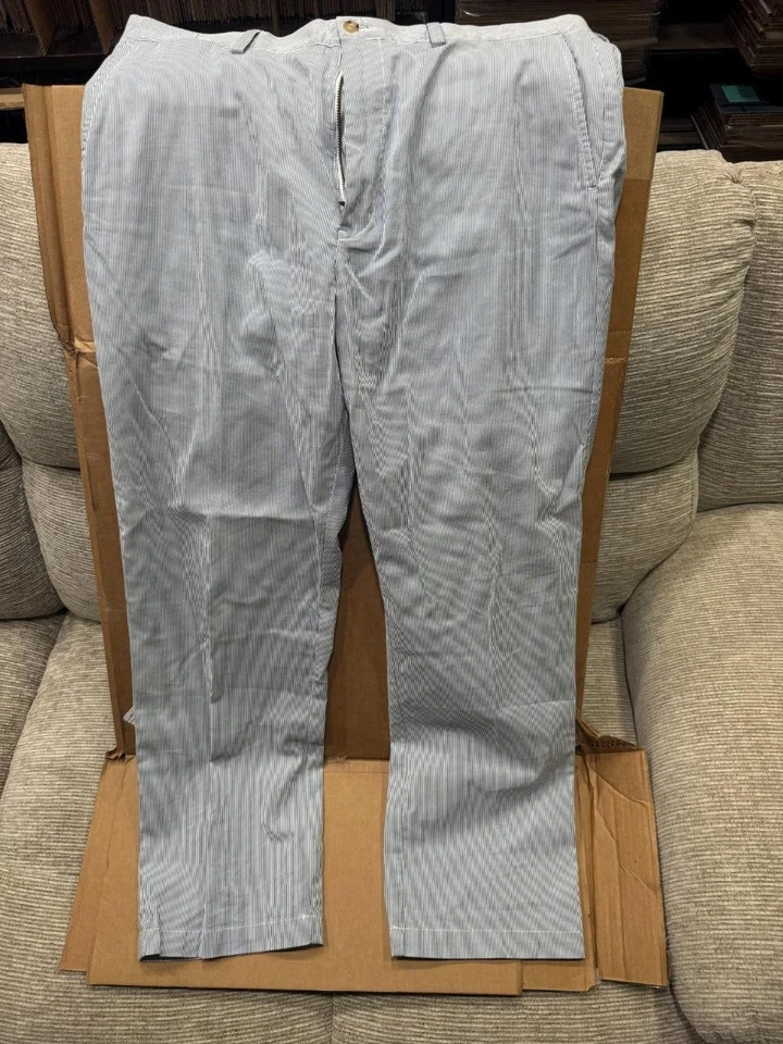 Pantalones Ralph Lauren Azul Blanco Rayas 36x30 Muy Bonitos Hermosos IMPRESCINDIBLES DE VER #15 Foto 1 de 1