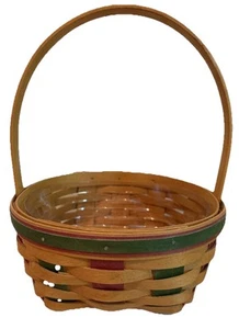 Longaberger 1999 Easter Basket High 6.5” Handle Protector 7.5” Diameter 3.75”H - Picture 1 of 13